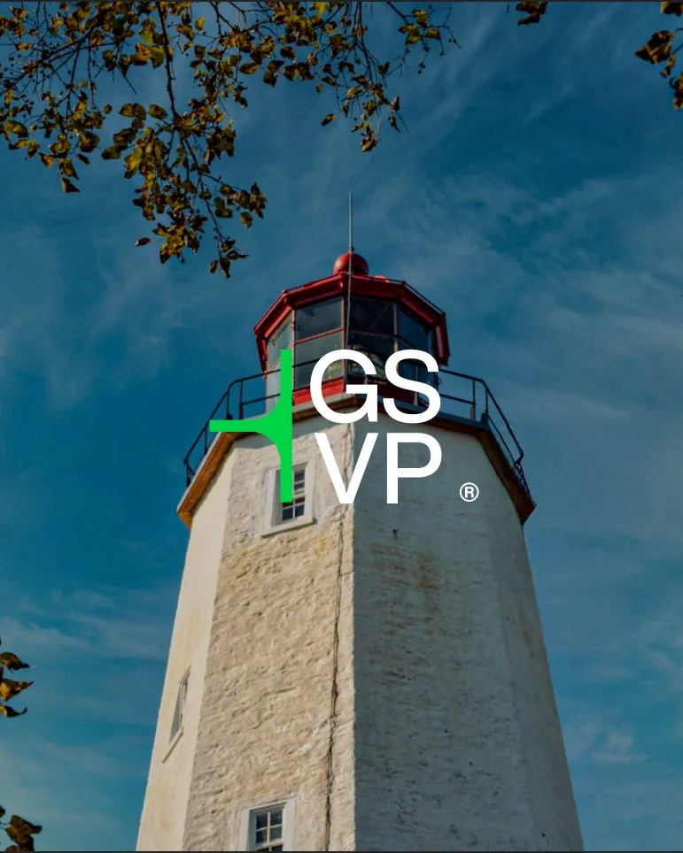 The Garden State Venture Partners mark on a New Jersey lighthouse.