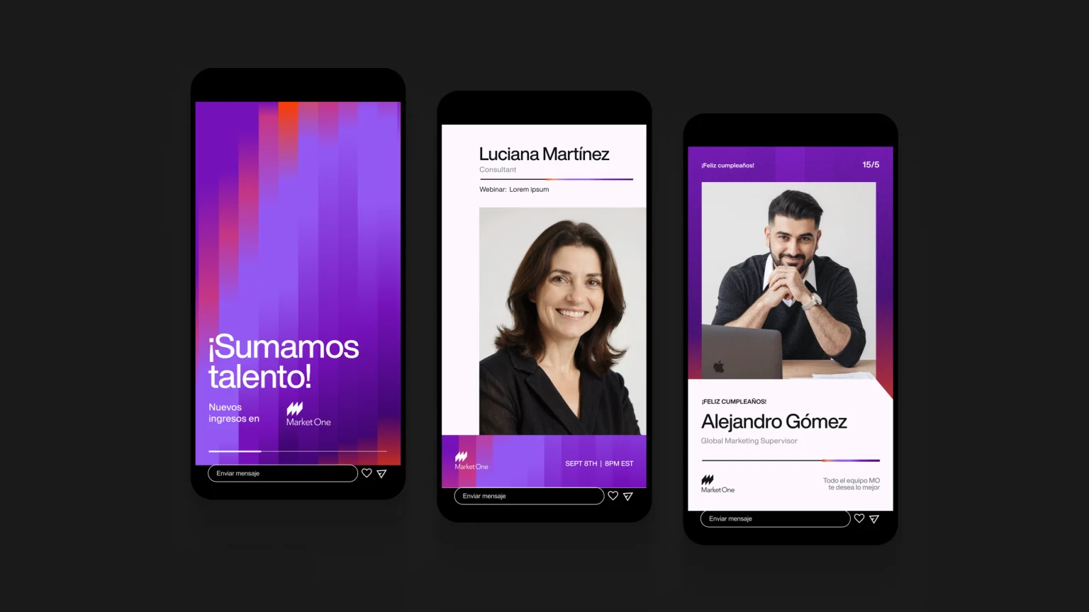 Social media templates built on the new identity